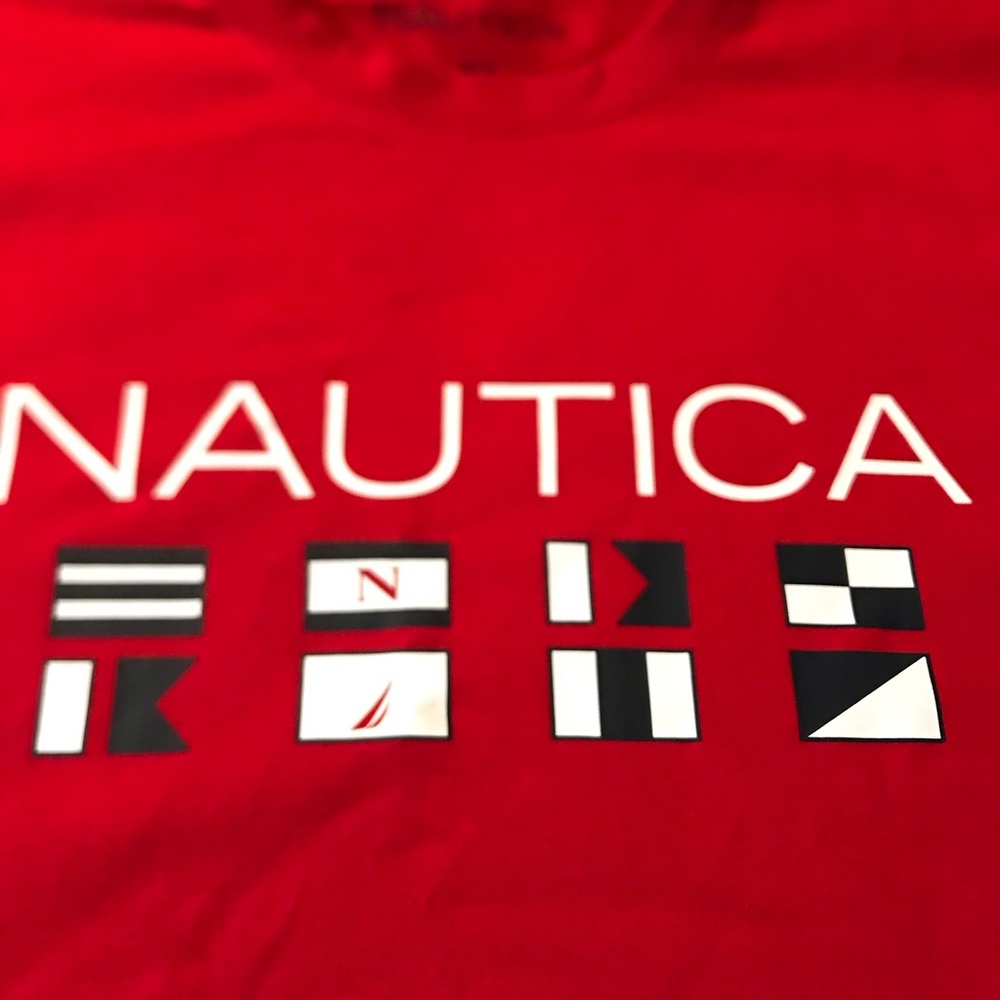 Nautica Red Logo Graphic Tee